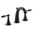 thumbnail image 2 of Kohler Finial K310-4M Widespread 3 Hole Bathroom Sink Faucet with Lever Handles, 2 of 2