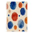 thumbnail image 2 of Wirebound Notebook Hardcover Spiral Notebooks Blue Splashes Artistic Pattern, 60 Pages, 80 GSM, 5.7 x 8.3in, 2 of 7