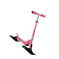 thumbnail image 2 of koolsoo Trottinette de Neige pour Enfants Portable Conversion Hauteur Réglable Ski Planche à Roulettes Traîneau Rose Rouge, 2 of 9