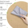 thumbnail image 2 of 50 Pieces Burlap Placemats 15 Inch Round Reusable Brown Table Mats Natural Jute Fibers Placemats Bulk Circle Rustic Table Decorations for Dining Wedding Holiday Farmhouse Supplies, 2 of 14