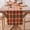 Rust, variant on Plaid Fall Thanksgiving Table Runner, Autumn Holiday Rust Orange Table Runners, Harvest Decorations Farmhouse Home Kitchen Dining Party Decor