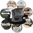 thumbnail image 3 of 4Pcs Mini Circular Corner Shelf With Easy Installation, Adjustable Brackets And Sturdy Acrylic Material For Security Camera Baby  Speaker, 3 of 8