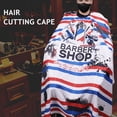 thumbnail image 3 of Yeacher Cape de Coupe de Cheveux Simple et à la Mode Imperméable Réglable avec Brosse à Cou Accessoires de Coupe de Cheveux en Fibre Douce, 3 of 7