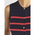 thumbnail image 4 of Free Assembly Women's Sleeveless Cardigan Sweater, Lightweight, Size XS-2XL, 4 of 5