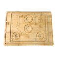 thumbnail image 4 of Tablero de cuentas de madera, tablero de cuentas, arte hecho a mano, placa para manualidades, collar, bandeja para marcar joyas DIY para regalo del Dí, 4 of 9