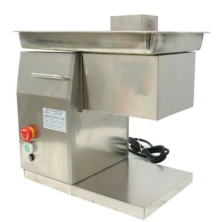 

INTSUPERMAI Commercial QX Meat Slicer Machine Body without Blade Compatible with Chimney Type Stainless Steel 2.5-25mm Blade