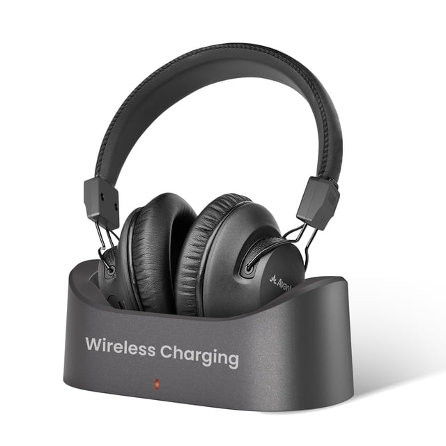 Auriculares supraaurales Bluetooth Avantree Audition 3 con base