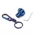 thumbnail image 4 of Universal Burn Blue Diy Motorcycle Key Cover Case Shell with Key Ring, 4 of 7