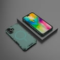 thumbnail image 6 of Magnetic Case for iPhone 16 Plus, Compatible with Mag-Safe, Classic Hybrid Magnetic Phone Case, Military Grade Drop Protection, Scratch-Resistant Back Rugged Cover for iPhone 16 Plus, Darkgreen, 6 of 7