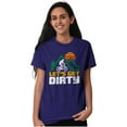 thumbnail image 3 of Let's Get Dirty Mountain Bike Outdoor Plus Size Crewneck Graphic Tee Shirt Brisco Brands 5X, 3 of 5