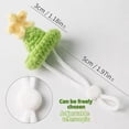 thumbnail image 5 of Small Animal Pet Products, Small Pet Supplies, 2inBlue Yarn, Elastic Strap, Blue Flower, Flower Craft, Diy Kit, Hamster Accessories, Dress Up, Miniature Knit Hat, 1 Pc, Blue, 5 of 5