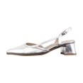 thumbnail image 2 of Naturalizer Mila Women's Heels Silver Leather Size 7.5 W, 2 of 8