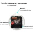 thumbnail image 7 of GZHJMY 3D Black Basketball with Gold Line Round Wall Clock, 9.5 Inch Silent Battery Operated Quartz Analog Quiet Desk Clock for Home,Office,School, 7 of 7
