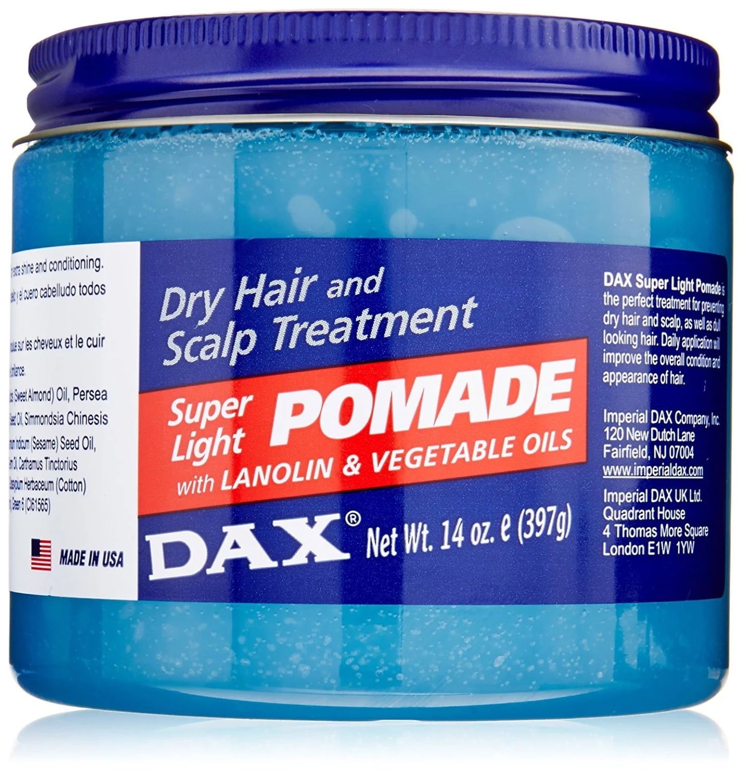 Dax Hair Conditioners Dax Pomade Compounded With Vegetable Oils - 14 Oz  Reviews 2024