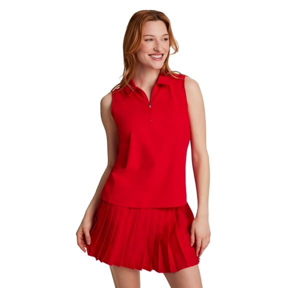 Reebok Women's Baseline Sleeveless Polo, Sizes XS-XXXL