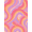 Pink Orange Purple, Pattern 4, variant on ODIKA Geometric Pink Block Layout Playful Sprinkled Details Abstract Stain Resistant Thin Throw for Entryway, Kitchen, Laundry Room