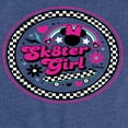 thumbnail image 3 of Disney - Mickey & Friends - Skater Girl - Retro Style - Checkered Circle - Toddler And Youth Girls Short Sleeve Graphic T-Shirt, 3 of 5