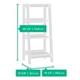 thumbnail image 2 of Sauder Furniture Select 3-Shelf Modern Media Stand Jamocha Wood Bookcase 414565, 2 of 5
