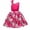 czb# Red112, variant on CUZIBR Kids Girls Formal Prince Dress Sleeveless One Shoulder Cute Bow High Waist Pleated Floral Print Party Wedding Birthday Dresses Summer Casual A Line Tiered Ruffle Beachwear,Beige,3-4 Years