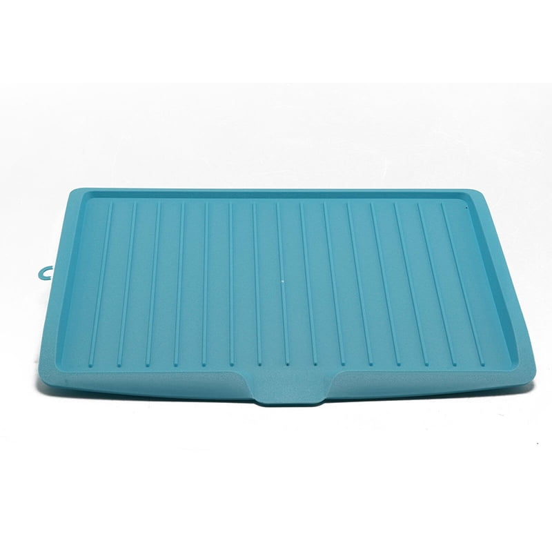 AOZBZ Kitchen Plastic Worktop Dish Drainer Drip Tray Large Sink Drying