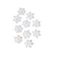 thumbnail image 3 of Holiday Lane 3D Flocon de Neige Sticker Mural 10-Pc. Set, 3 of 5