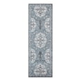 thumbnail image 3 of Luxee Designs Alexandria Bordered Pattern 2X6 Runner Rug for Entryway Indoor Boho Rugs - Blue, 3 of 10