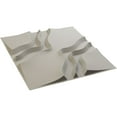 thumbnail image 6 of Ekena Millwork 19 5/8"W x 19 5/8"H Rogue EnduraWall Decorative 3D Wall Panel, UltraCover Satin Blossom White (Covers 2.67 Sq. Ft.), 6 of 6