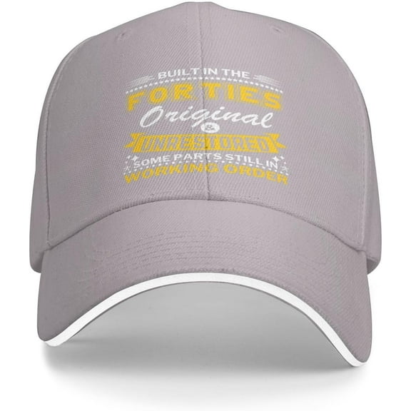 Built in The 40s Hat Fifties Birthday Gift 1940 Father's Day Dad Hat Men Women Baseball Cap Dad Trucker Hat