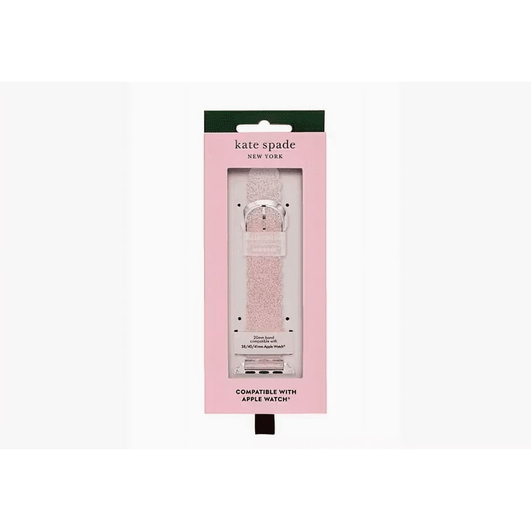★APPLE WATCH★KATE SPADE PINK GLITTER JELLY BANDS WATCH Kate Spade New York Women's Pink Glitter Jelly Band for