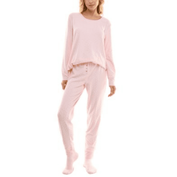 Roudelain Womens 2-Pc. Printed Pajamas Potpourri long sleeve