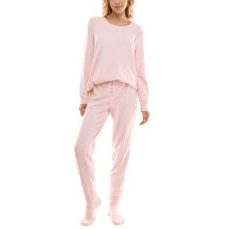 Roudelain Womens 2-Pc. Printed Pajamas Potpourri long sleeve