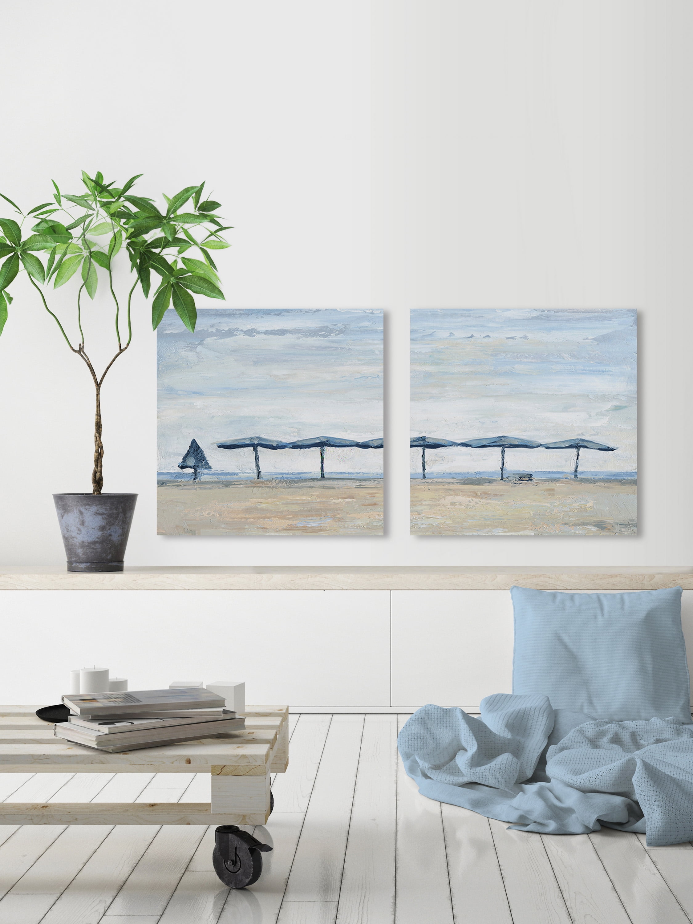 Marmont Hill Sunny Day at the Beach Diptych