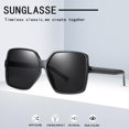thumbnail image 4 of Gafas de sol polarizadas de moda: diseño europeo-americano, lentes HD, protección UV, estilo unisex para viajes y actividades al aire libre., 4 of 5