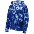 thumbnail image 2 of Women's New Era Royal Indianapolis Colts Cloud Dye Fleece Pullover Hoodie, 2 of 3
