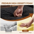 thumbnail image 6 of ELEKA 74.8 in Boneless Sofa Bed，Convertible Sofa  Couch ，Folding Boneless Couches for Living Room，Black, 6 of 11