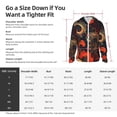 thumbnail image 5 of Lsque Fiery Floral Pattern UPF 50+ Lightweight Sun Protection Men's Women's Long Sleeve Shirt, Hoodie Performance -X-Large, 5 of 9