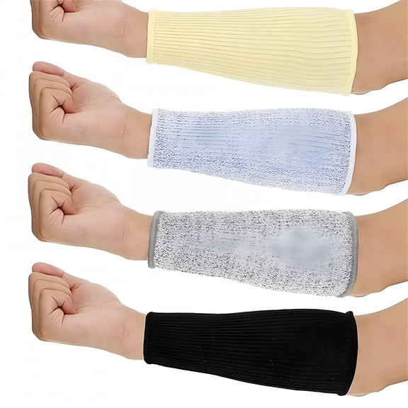 TELOLY Cut And Burn Forearm Protectors Athletic Arm Sleeves, 4 Pairs