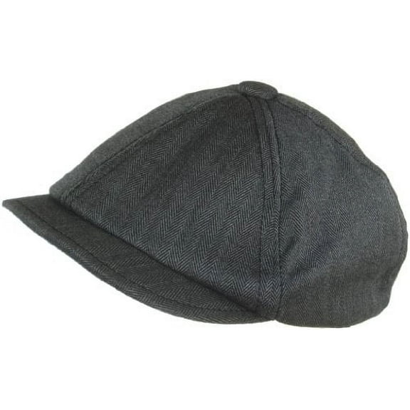 Christys Crown "Otis" Big Brim 6 Panel Ivy (Black, M/L)