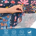 thumbnail image 4 of Yayeee Kitchen Valance Rod Pocket 54" x 18" Living Room Window Curtain, Pink Christmas Splendor, 4 of 6
