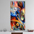 thumbnail image 2 of DesignArt Abstract Music and Rhythm Large Wall Clock, 2 of 2