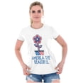 thumbnail image 4 of America the Beautiful Cute Flower Womens Slim Fit Graphic Tee Brisco Brands S, 4 of 6