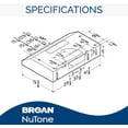 thumbnail image 2 of Broan-NuTone Range Hood Sahale BKSH130BL - 300 CFM, 2-Speed, Under Cabinet - Black, 2 of 6