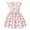 1-White1391, variant on Kiijoy Baby Girls Dinosaur Skater Dress Cute Flutter Sleeve Short Dress, Sizes 2-7