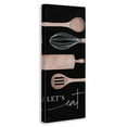 thumbnail image 3 of Stupell Industries Let's Eat Varied Kitchen Cooking Utensil Phrase Graphic Art Gallery Wrapped Canvas Print Wall Art, Design by Lux + Me Designs, 3 of 5