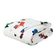 thumbnail image 5 of Home Soft Things Christmas Printed Plush Throw - 50x60" - Holiday Construction, 5 of 7