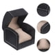 thumbnail image 2 of Caja de reloj de PU, estuche de almacenamiento con una sola exhibición para relojes de pulsera y relojes inteligentes, con soporte para joyas con almohada para hombres y mujeres, color negro, 2 of 8