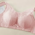 thumbnail image 6 of ALLLIST Wirefree Womens Underwear Full Coverage Lace Bras Pink Plian Comfy T-Shirt Women's Lingerie Size 38/85C, 6 of 6