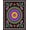 Black, Pattern 4, variant on ODIKA 2x3 Machine Washable Non-Slip Area Rug, Spiral Galaxy Latch Hook Kit Embroidery Needlework Crochet Yarn Canvas High Traffic Rug, Pink, 643814