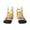 1 Black, variant on Sunflower Gnomes 3 Pattern Quarter Crew Socks,Toe Seamed Ankle Socks,Cotton Cushioned Breathable Athletic Crew Sports Socks