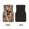 thumbnail image 2 of 4 Pieces Car Floor Mat Set Iron Man Protection Full Sets Universal Fit for SUV Sedans Vans Trucks, 2 of 7